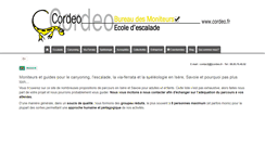 Desktop Screenshot of cordeo.fr